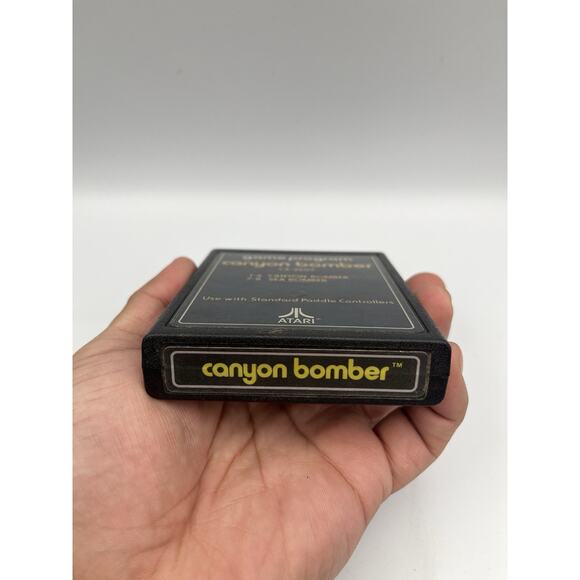 Canyon Bomber (Atari 2600, 1978) Game Cartridge Only Tested Cleaned CX2607 - Picture 2 of 4
